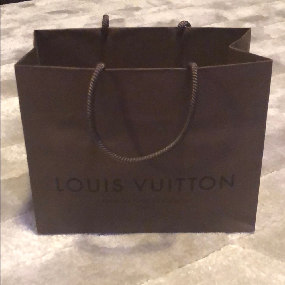 Authentic Louis Vuitton shopping bag